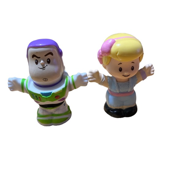 Fisher Price Little People Toy Story Jessie And Buzz Lightyear Figures - Picture 1 of 2